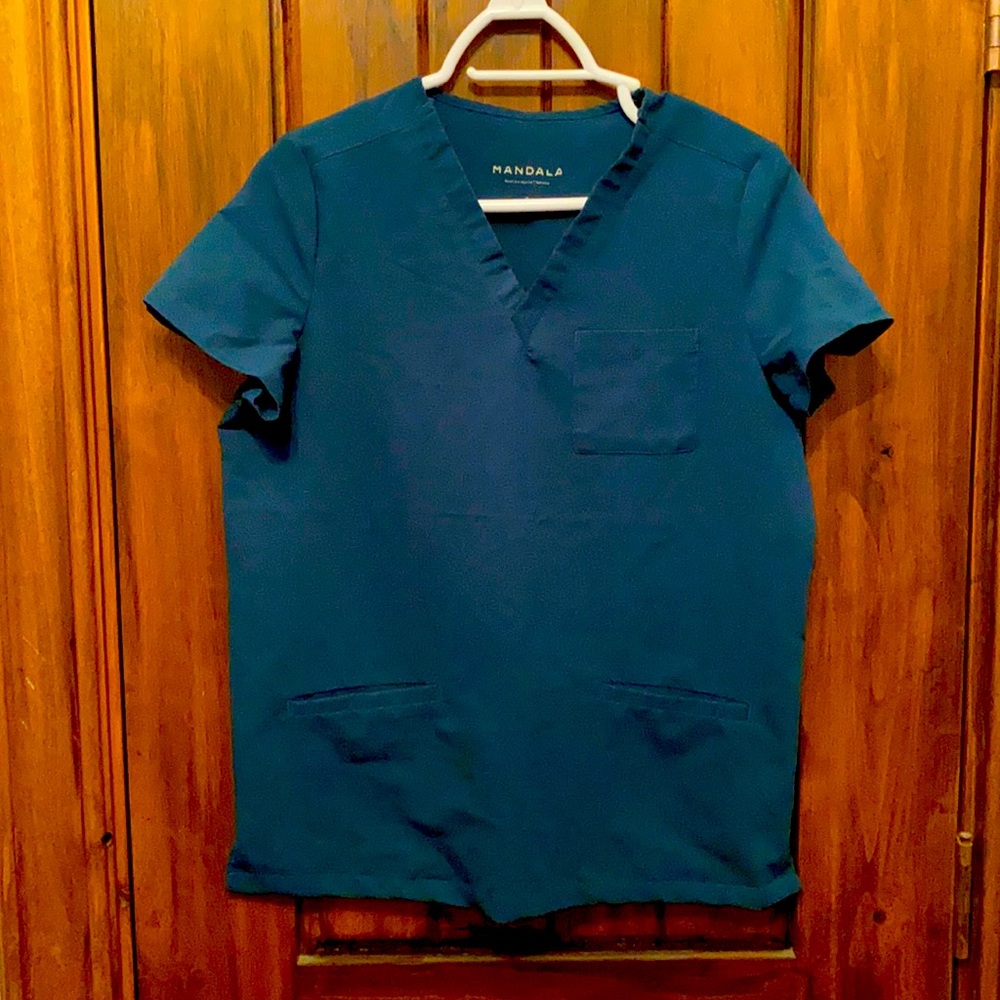 Mandala Scrub Top